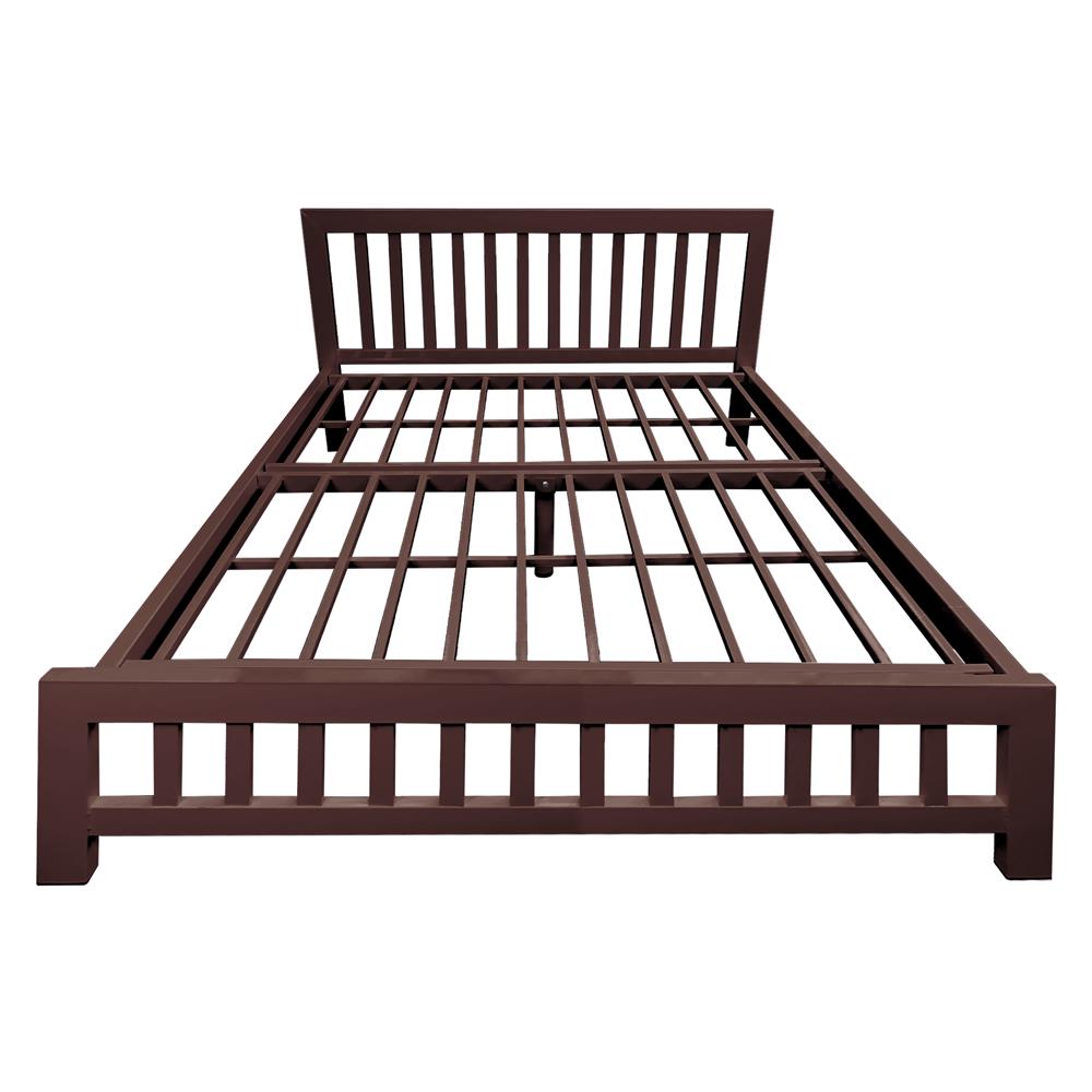 เตียงเหล็ก 5 ฟุต THAIBULL SSTVIE-032-150 สีน้ำตาล