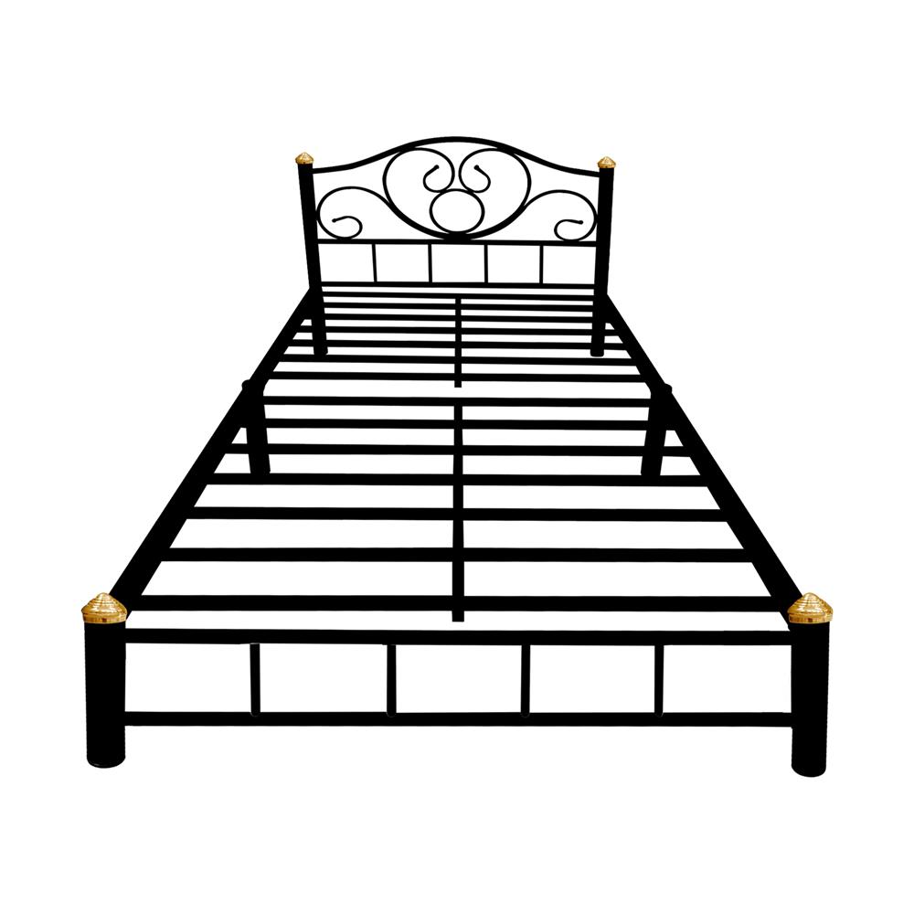 เตียงเหล็ก 3.5 ฟุต THAIBULL SSTFOC-032-105 สีดำ