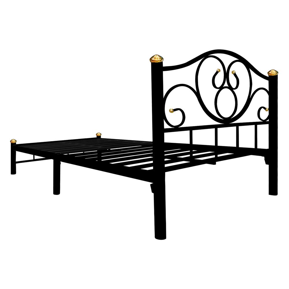 เตียงเหล็ก 3.5 ฟุต THAIBULL SSTFOC-032-105 สีดำ