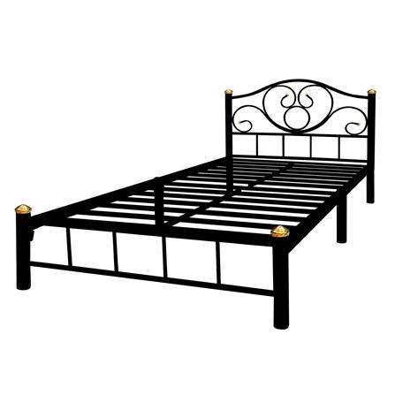 เตียงเหล็ก 3.5 ฟุต THAIBULL SSTFOC-032-105 สีดำ_0