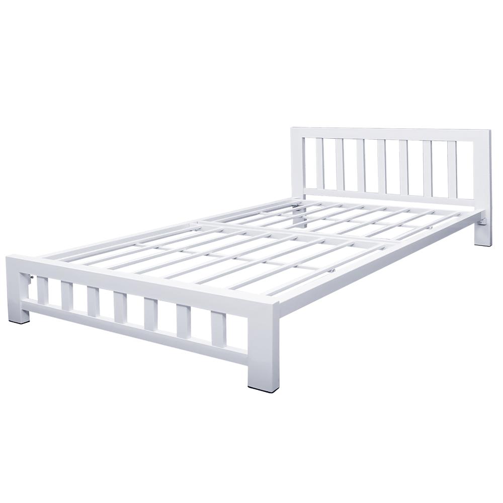 เตียงเหล็ก 3.5 ฟุต THAIBULL SSTVIE-032-105 สีขาว