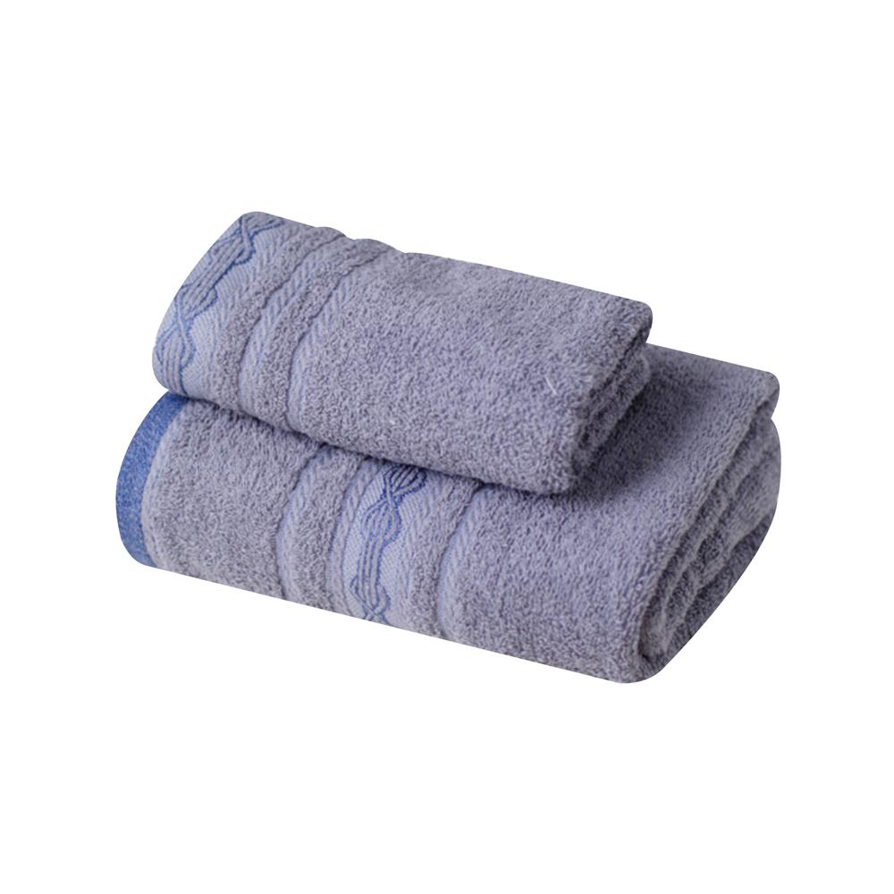 ผ้าขนหนู GIFT SET FROLINA HAPPINESS INFINITY สี GREY แพ็ก 2 ชิ้น