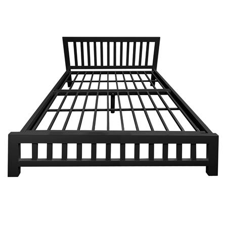 เตียงเหล็ก 5 ฟุต THAIBULL SSTVIE-032-150 สีดำ_1