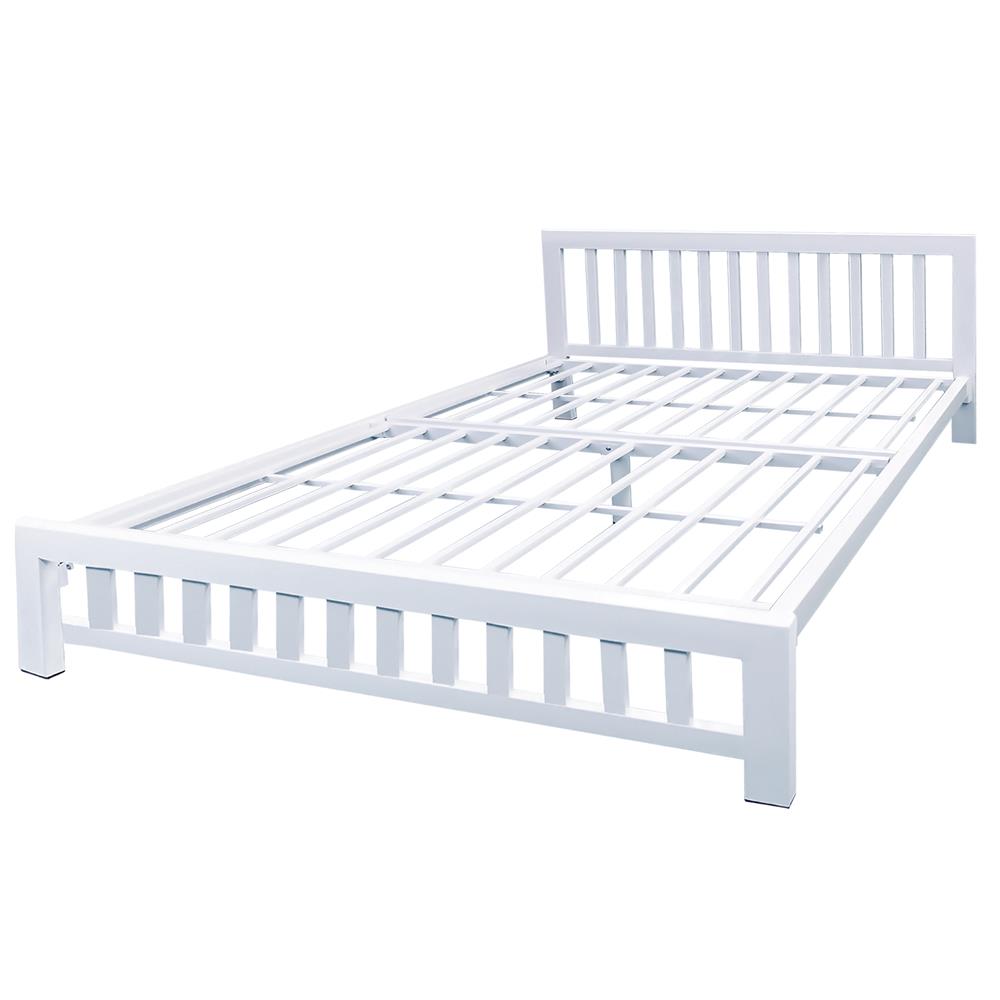 เตียงเหล็ก 5 ฟุต THAIBULL SSTVIE-032-150 สีขาว