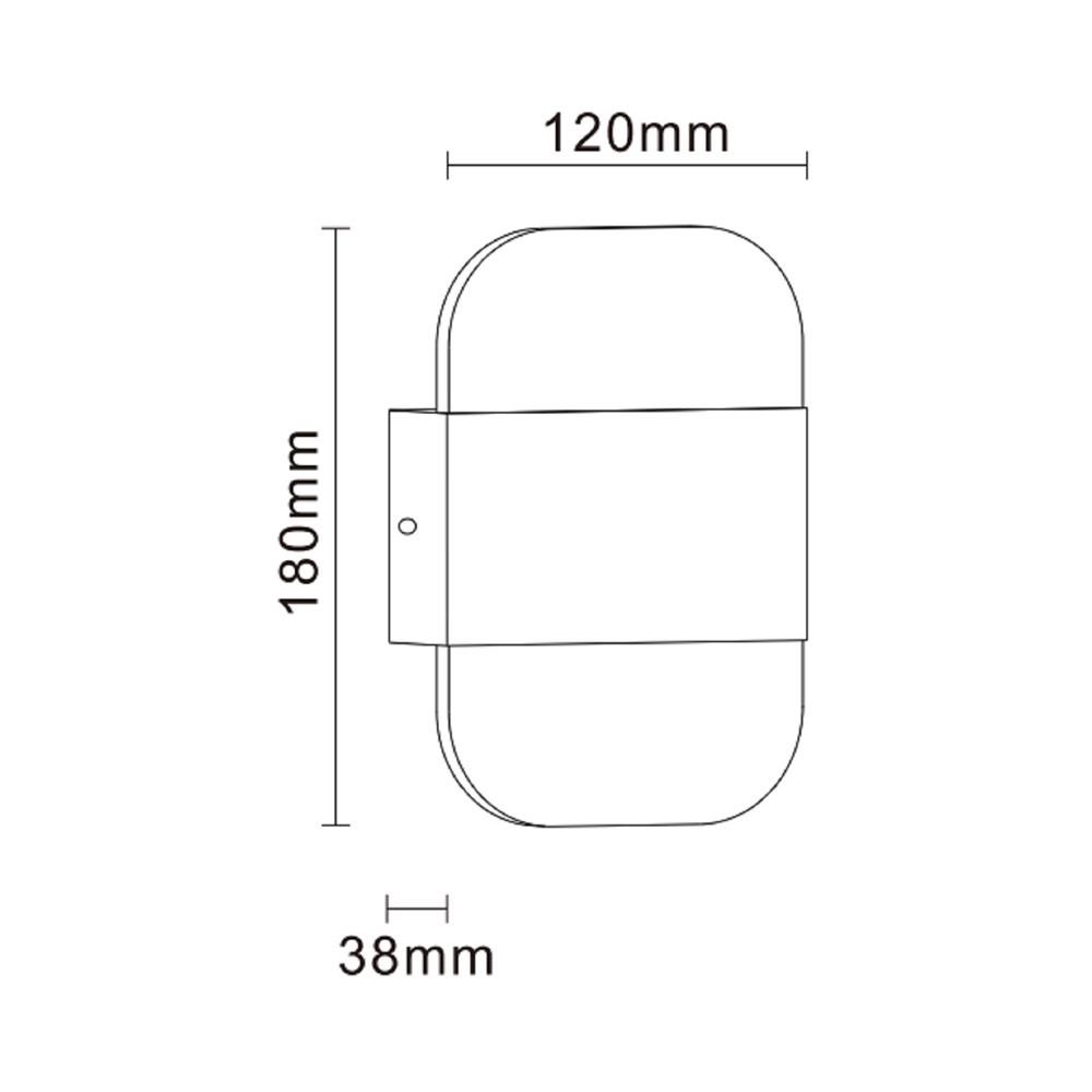 ไฟกิ่งภายใน LED CARINI MD3599 5 วัตต์ DAYLIGHT/COOL WHITE/WARM WHITE สีขาว/เงิน 1 หัว