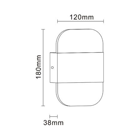 ไฟกิ่งภายใน LED CARINI MD3599 5 วัตต์ DAYLIGHT/COOL WHITE/WARM WHITE สีขาว/เงิน 1 หัว_5