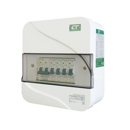ชุดตู้คอนซูมเมอร์ยูนิต CTU-4 ช่อง เมนธรรมดา 50 แอมป์ CT ELECTRIC_1