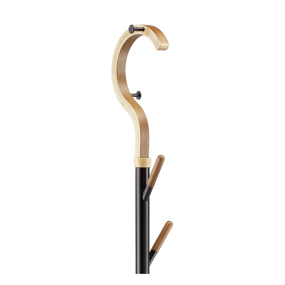 ที่แขวนอเนกประสงค์ PLIM WALNUT 178 ซม. สีดำ/วอลนัท