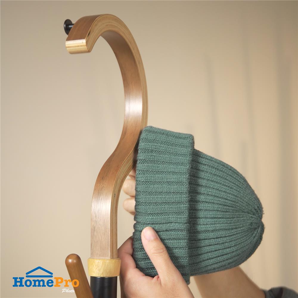 ที่แขวนอเนกประสงค์ PLIM WALNUT 178 ซม. สีดำ/วอลนัท