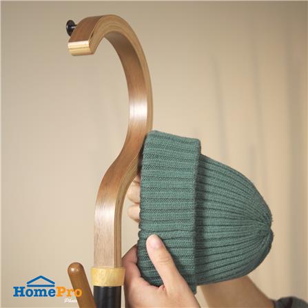 ที่แขวนอเนกประสงค์ PLIM WALNUT 178 ซม. สีดำ/วอลนัท_5