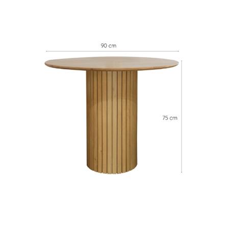 โต๊ะบาร์ YKS MORI 8859275802121 90 ซม. สีโอ๊ค_3