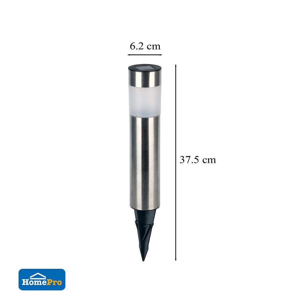 ไฟจัดสวน SOLAR CARINI AR-002 0.04 วัตต์ WARM WHITE สีเงิน