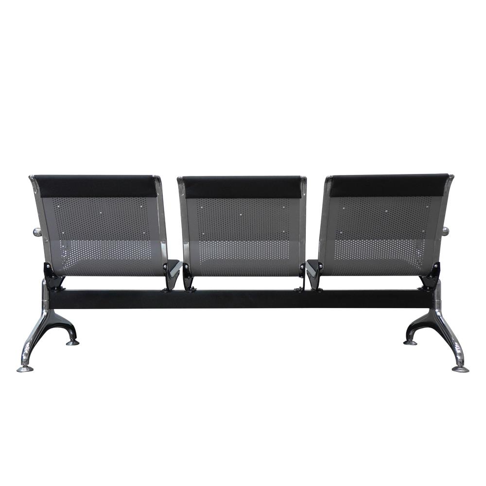 เก้าอี้รับรอง SURE PIPPA CC-313-3 175 ซม. สีเทา/ดำ