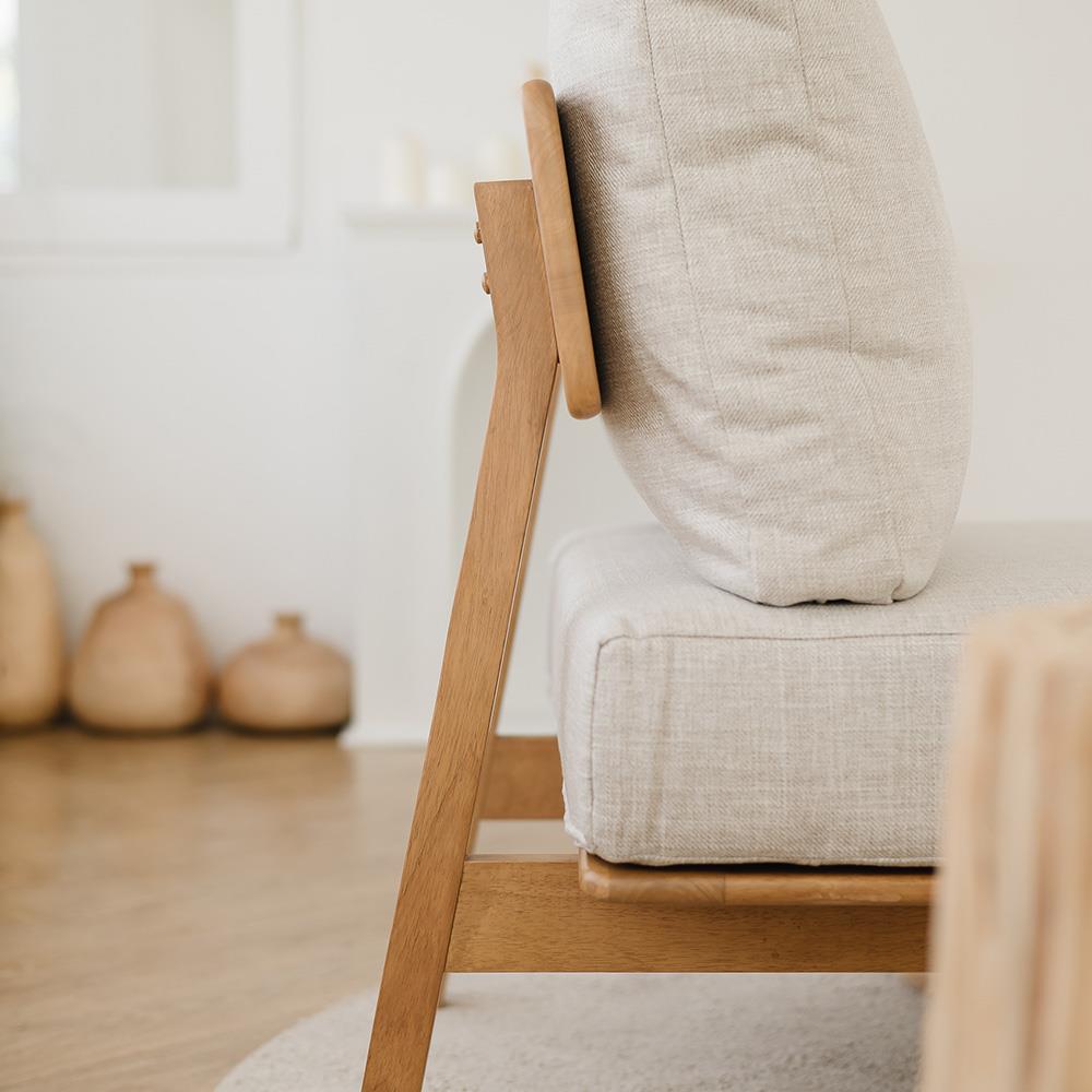 โซฟา 1 ที่นั่ง YKS REN 8859275801605 สีโอ๊ค