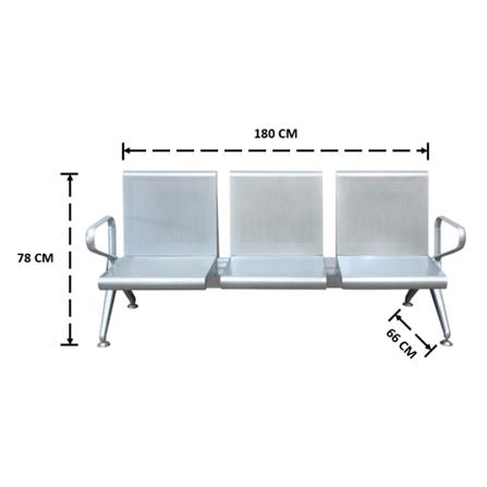 เก้าอี้รับรอง SURE VEDA CC-311-3 สีเทา_5