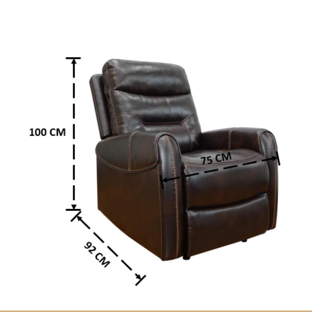 RECLINER PRELUDE PA-681 สีน้ำตาลเข้ม