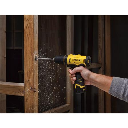 ชุดสว่านไขควงไร้สาย (พร้อมแบตเตอรี่) STANLEY SCHI10D2K-B1 12 โวลต์ แบตเตอรี่ 2.0AH 2 ก้อน_5