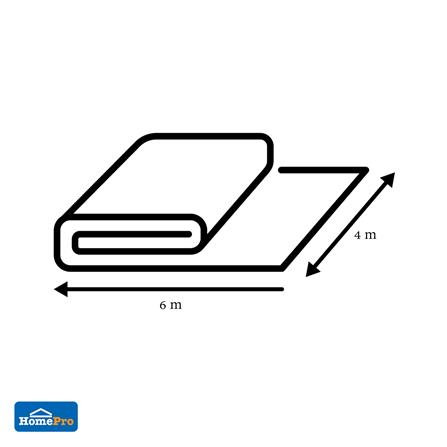 สแลนกรองแสง 95 เปอร์เซ็นต์ SPRING 4x6 ม. สีเบจ_5