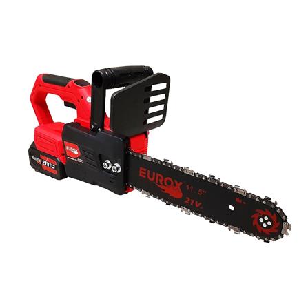 เลื่อยโซ่ไร้สาย (พร้อมแบตเตอรี่) EUROX Z 11.5 นิ้ว 21 โวลต์_3