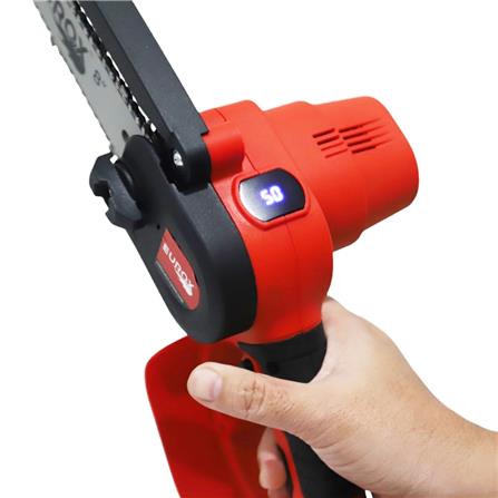 เลื่อยโซ่ไร้สาย (พร้อมแบตเตอรี่) EUROX 8 นิ้ว 21 โวลต์_2