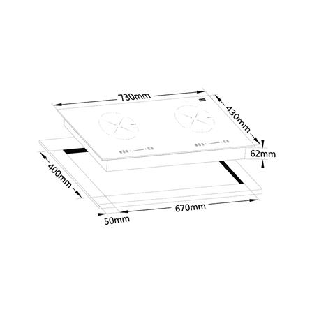 เตาฝังอินดักชั่น FRANKE FIH7210 73 ซม._1