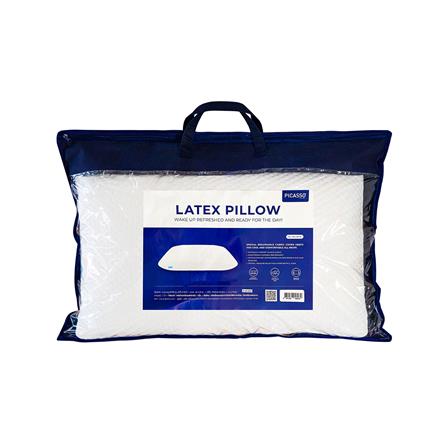 หมอนสุขภาพ ยางพารา PICASSO LATEX 16x24 นิ้ว สีขาว_3