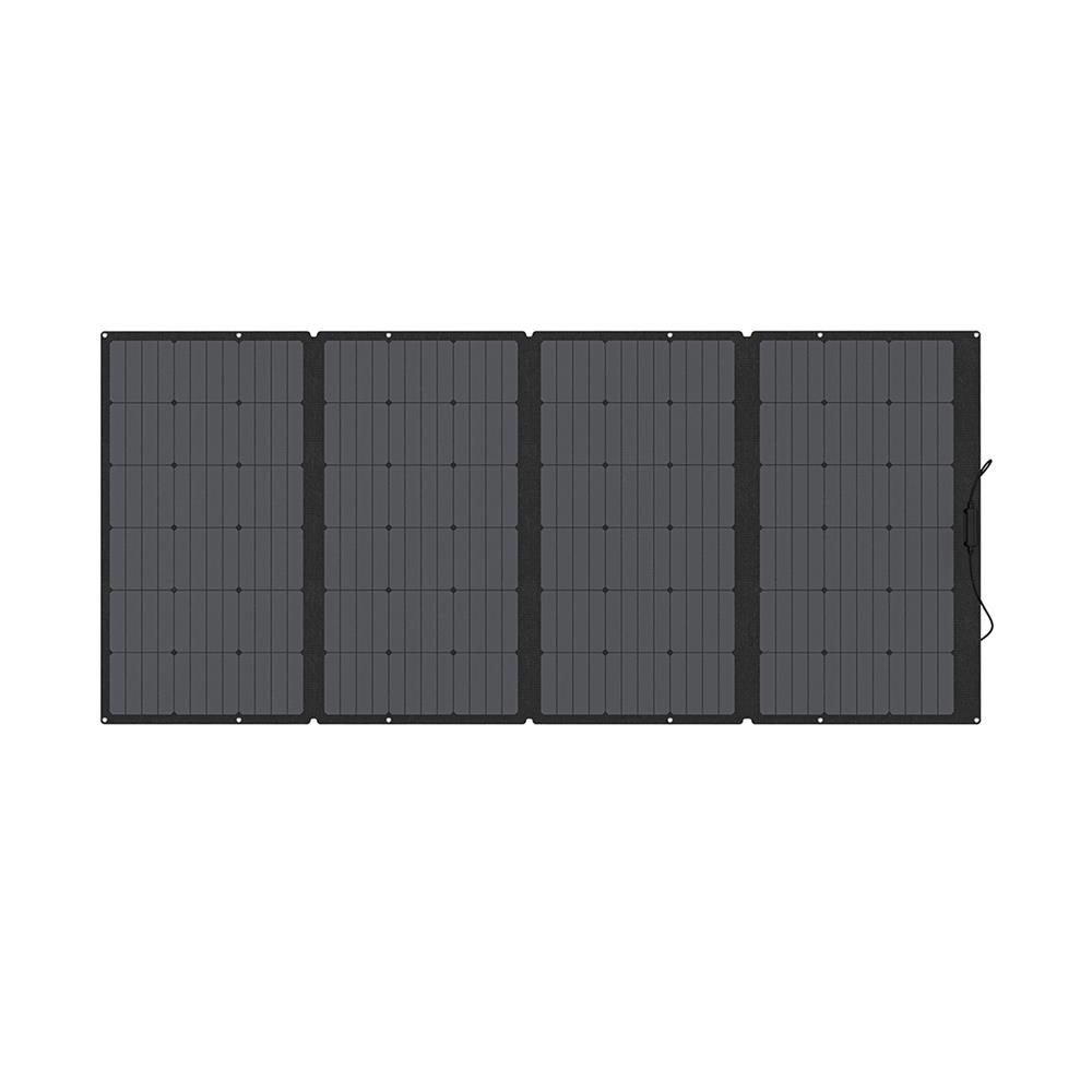 แผงโซลาร์เซลล์ แบบพกพา ECOFLOW 400 วัตต์ สีดำ