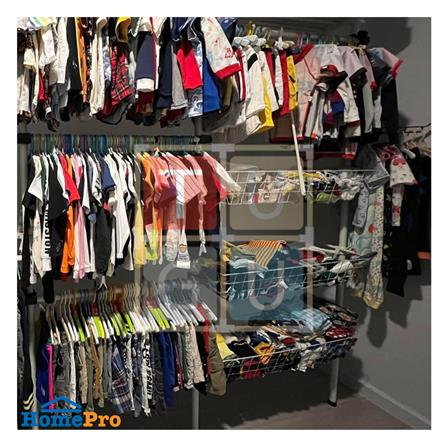 ราวแขวนผ้า TUGU R68W 160x42.5x300 ซม. สีขาวข้อต่อดำ_2