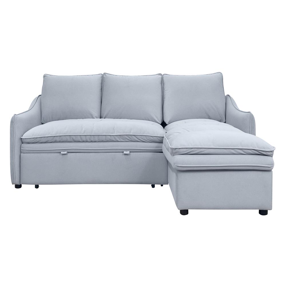 โซฟาเข้ามุมขวา FURDINI MARCEL PET FRIENDLY สีเทา