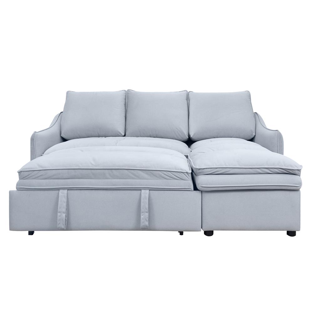 โซฟาเข้ามุมขวา FURDINI MARCEL PET FRIENDLY สีเทา