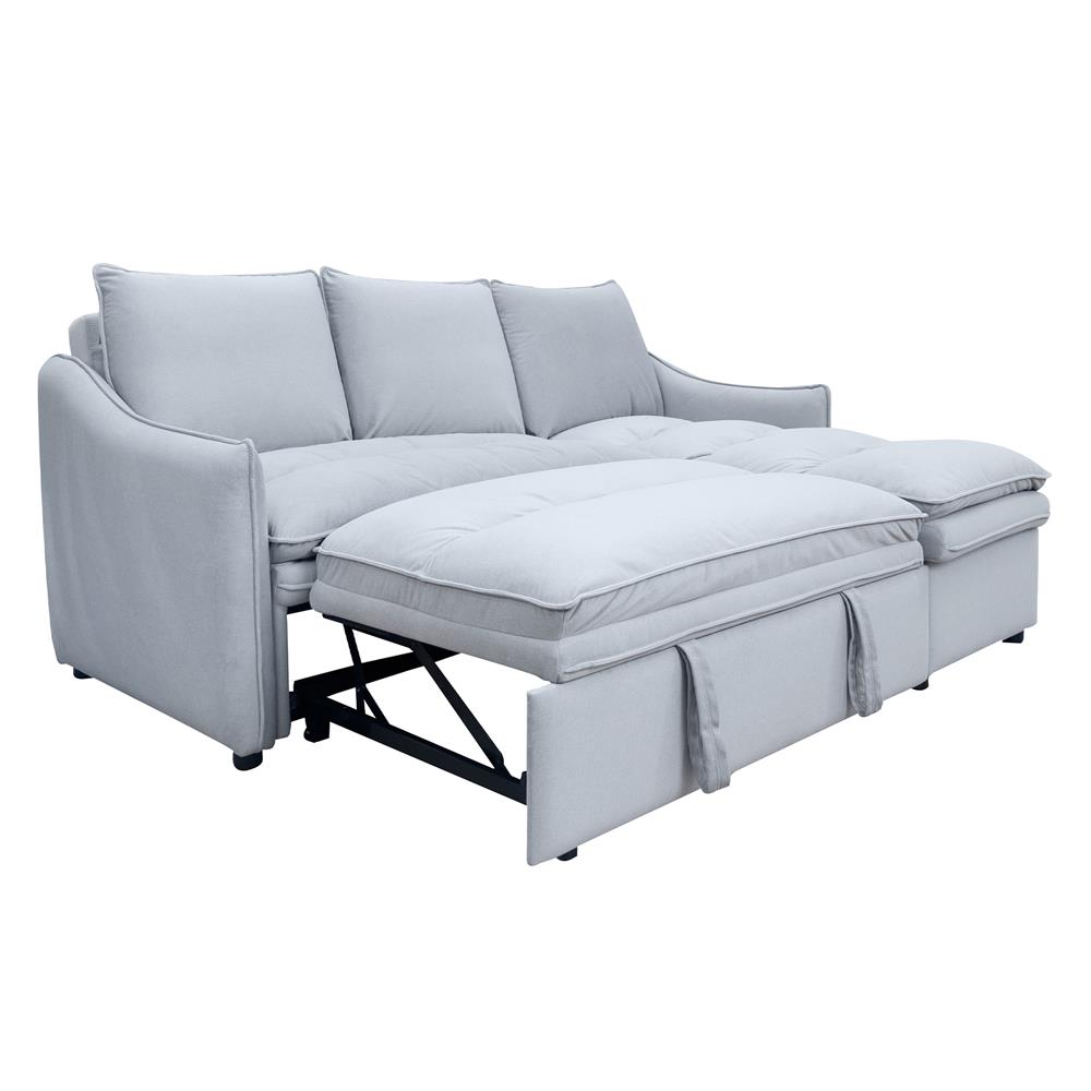 โซฟาเข้ามุมขวา FURDINI MARCEL PET FRIENDLY สีเทา