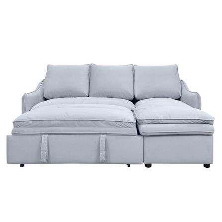 โซฟาเข้ามุมขวา FURDINI MARCEL PET FRIENDLY สีเทา_1