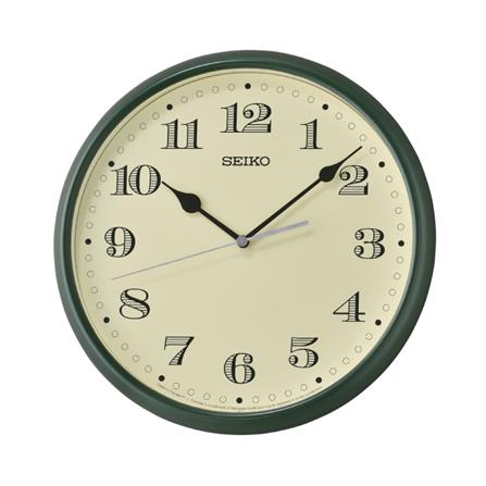 นาฬิกาแขวน SEIKO CLOCKS QXA796M 11 นิ้ว สีเขียว_0