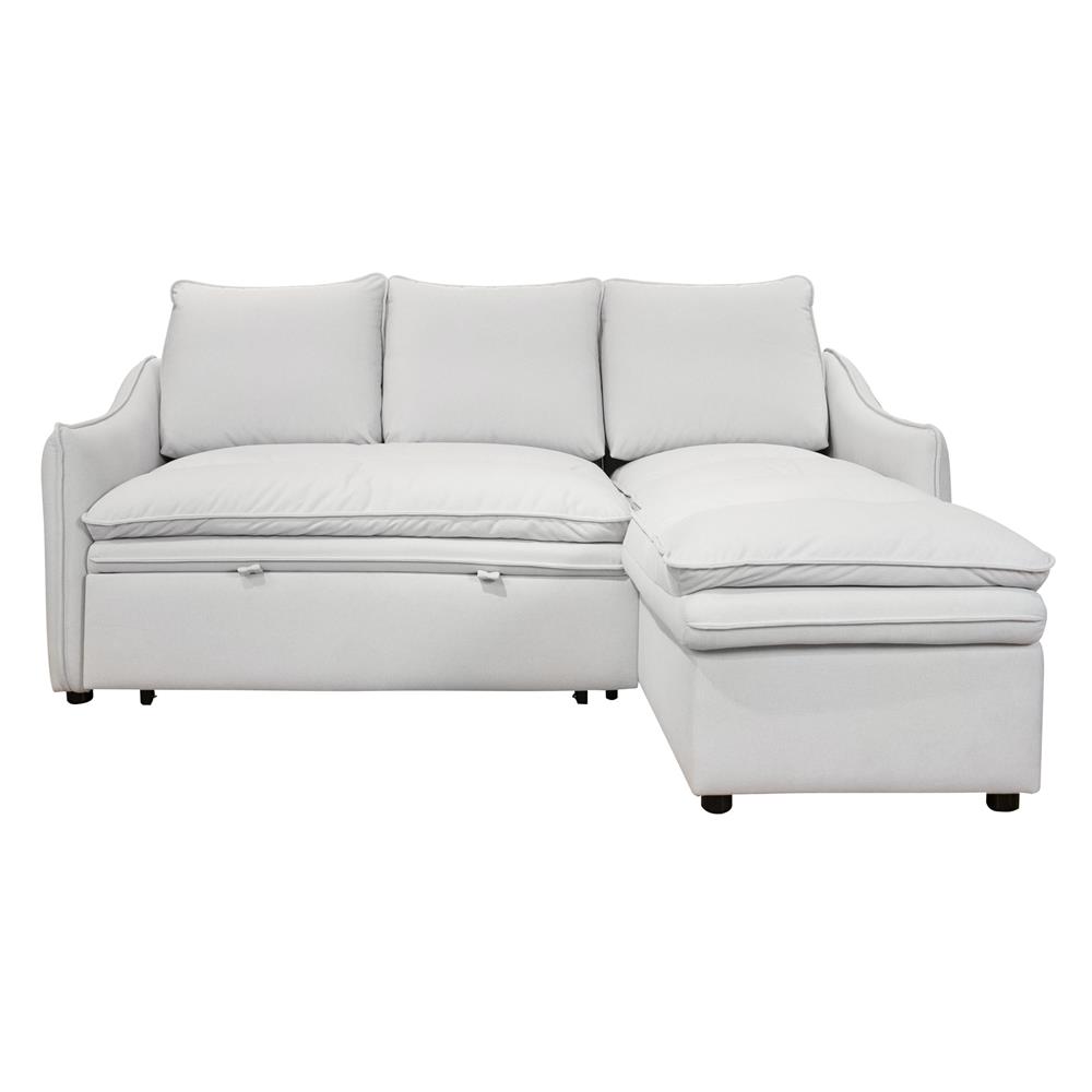 โซฟาเข้ามุมขวา FURDINI MARCEL PET FRIENDLY สีขาว