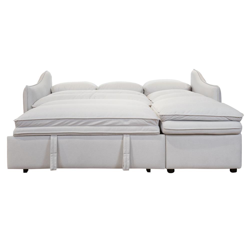 โซฟาเข้ามุมขวา FURDINI MARCEL PET FRIENDLY สีขาว