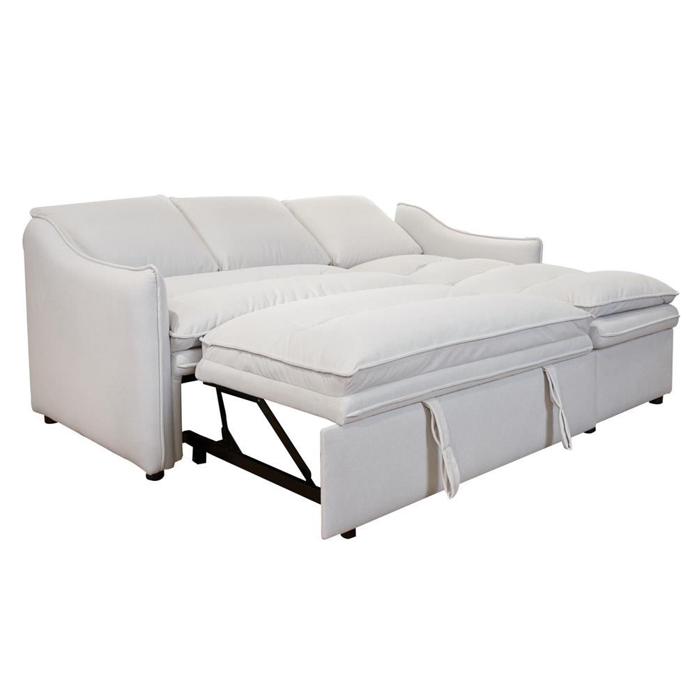 โซฟาเข้ามุมขวา FURDINI MARCEL PET FRIENDLY สีขาว