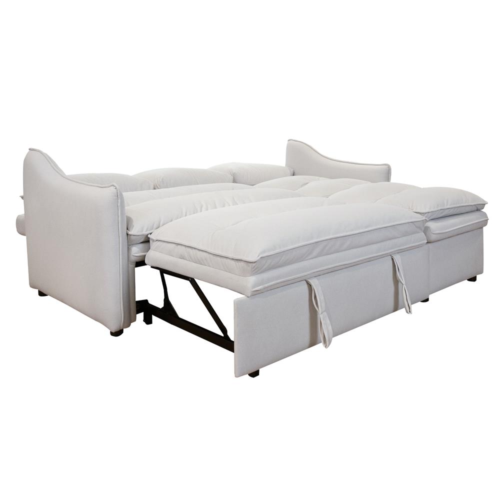 โซฟาเข้ามุมขวา FURDINI MARCEL PET FRIENDLY สีขาว