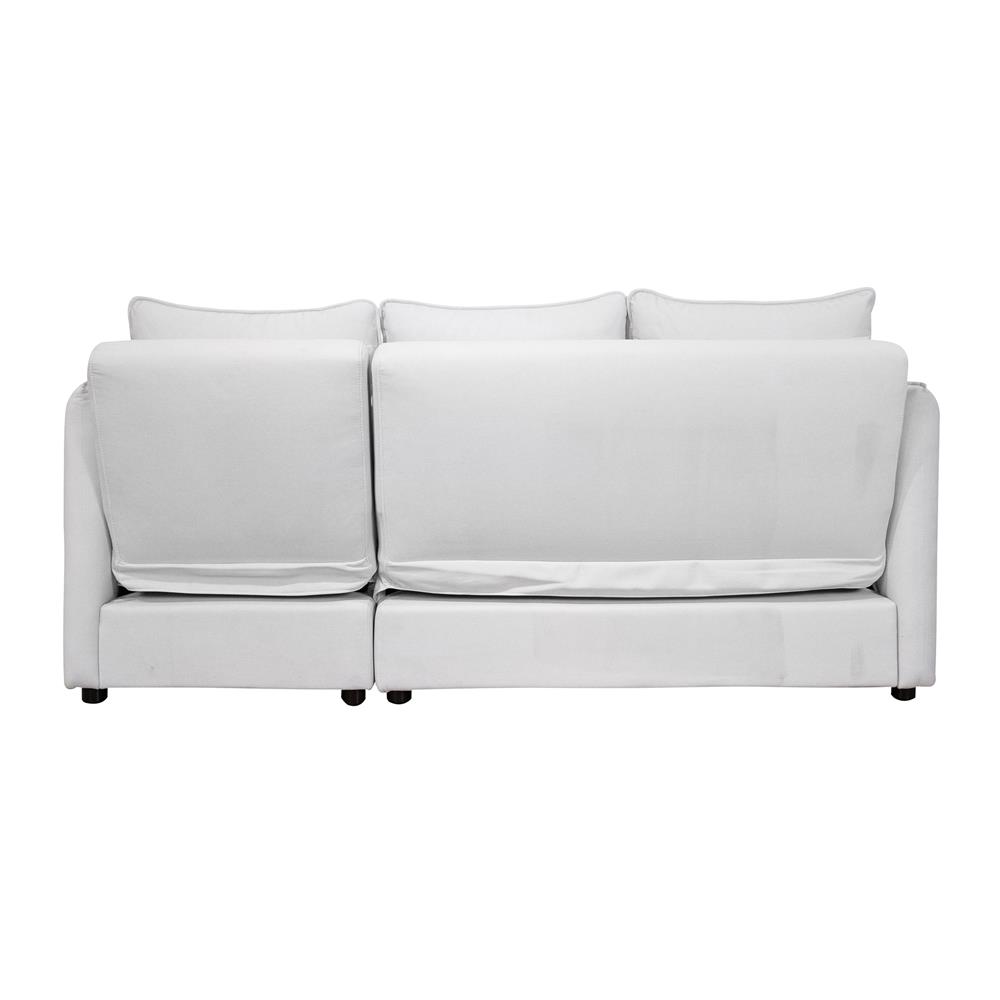 โซฟาเข้ามุมขวา FURDINI MARCEL PET FRIENDLY สีขาว