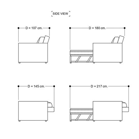 โซฟาเข้ามุมขวา FURDINI MARCEL PET FRIENDLY สีขาว_16
