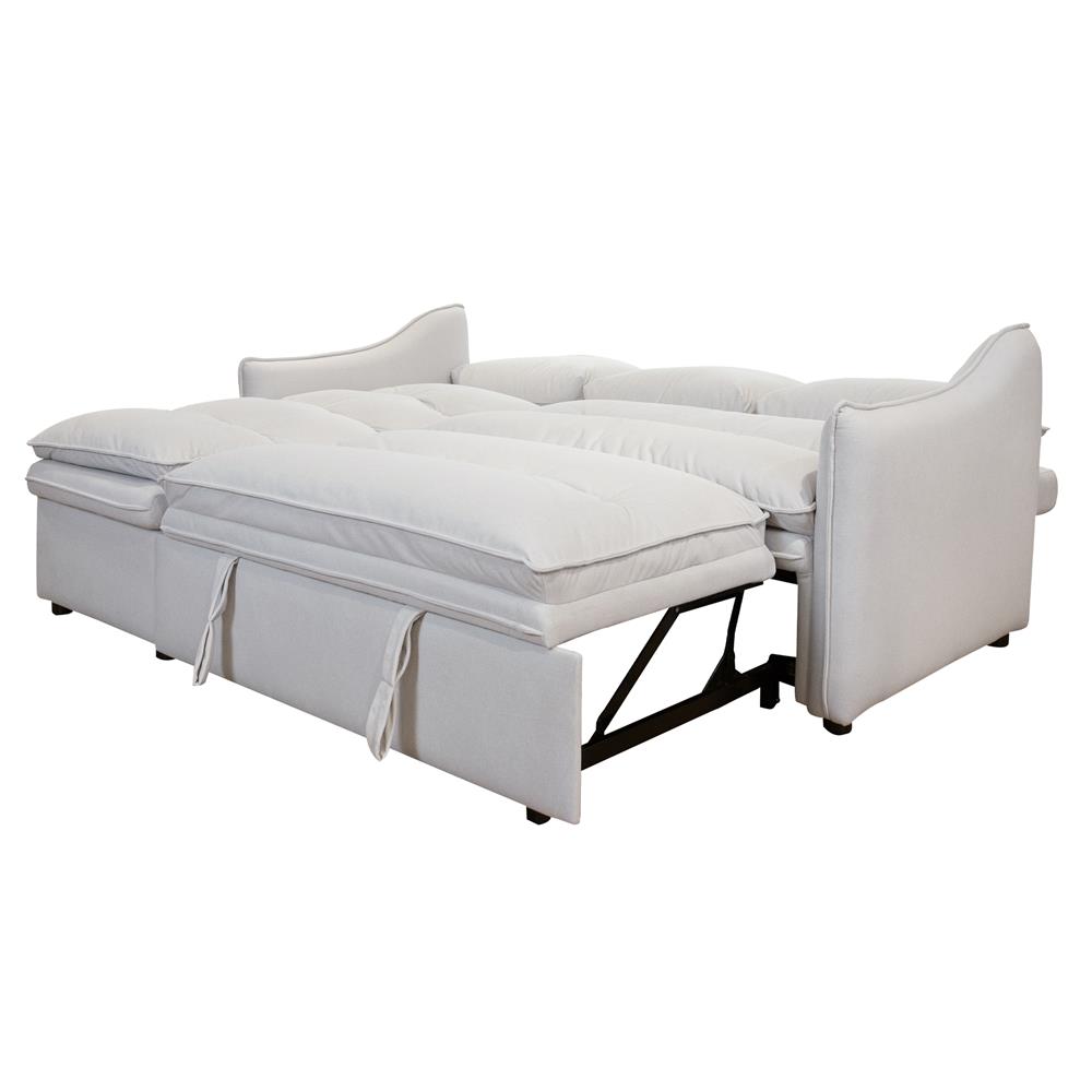 โซฟาเข้ามุมซ้าย FURDINI MARCEL PET FRIENDLY สีขาว