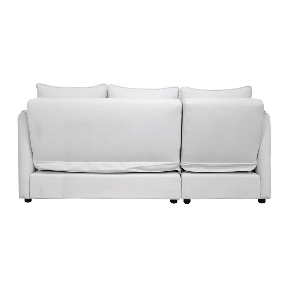 โซฟาเข้ามุมซ้าย FURDINI MARCEL PET FRIENDLY สีขาว