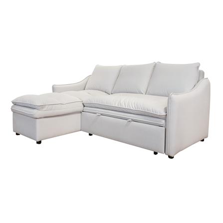 โซฟาเข้ามุมซ้าย FURDINI MARCEL PET FRIENDLY สีขาว_4