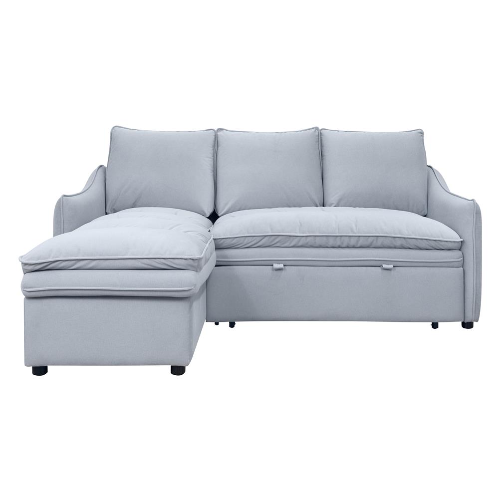 โซฟาเข้ามุมซ้าย FURDINI MARCEL PET FRIENDLY สีเทา