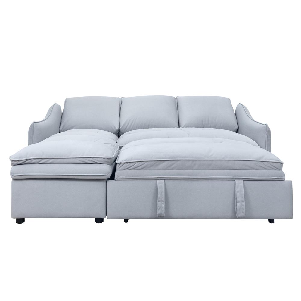 โซฟาเข้ามุมซ้าย FURDINI MARCEL PET FRIENDLY สีเทา