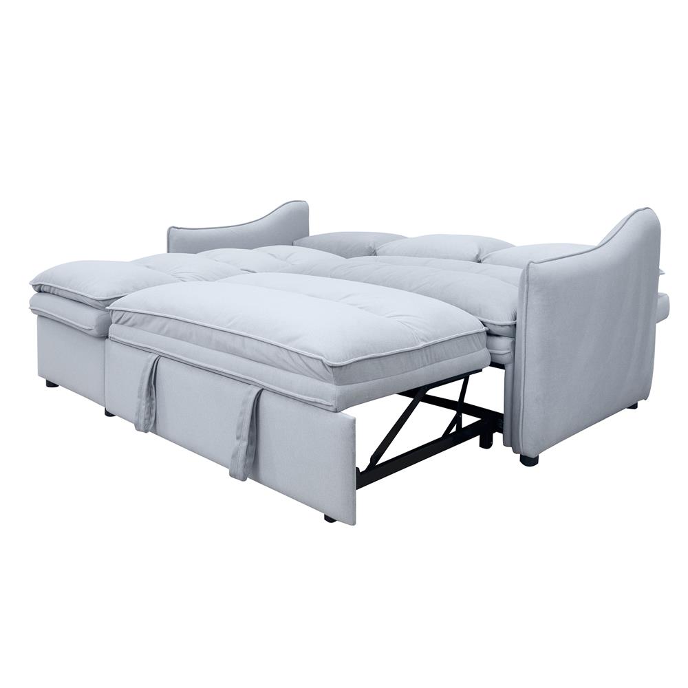 โซฟาเข้ามุมซ้าย FURDINI MARCEL PET FRIENDLY สีเทา