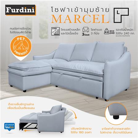 โซฟาเข้ามุมซ้าย FURDINI MARCEL PET FRIENDLY สีเทา_14