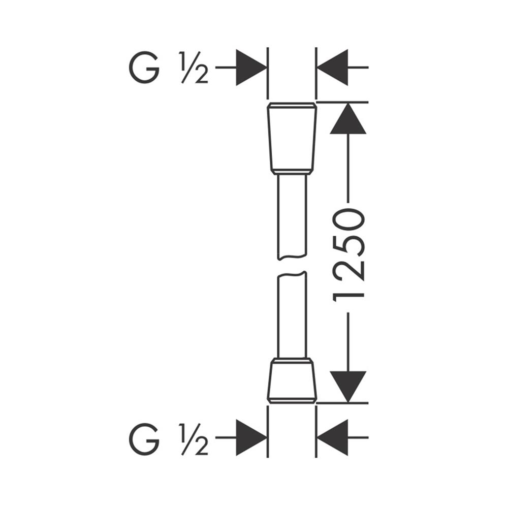 สายฝักบัว HANSGROHE HG28272000