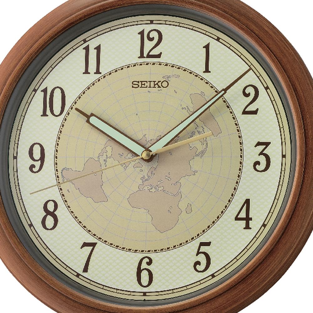 นาฬิกาแขวน SEIKO CLOCKS QXA825B 12.5 นิ้ว สีน้ำตาล