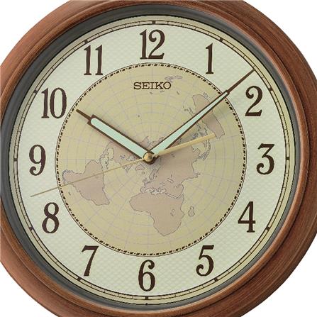 นาฬิกาแขวน SEIKO CLOCKS QXA825B 12.5 นิ้ว สีน้ำตาล_1