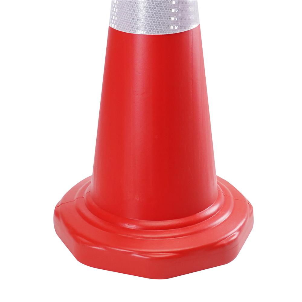 กรวยจราจรแบบมีห่วง RIGHT PE 68 ซม. สีส้ม